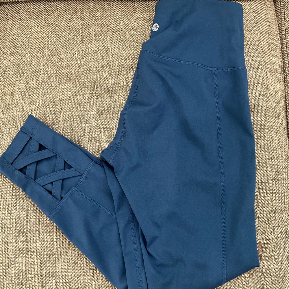 Apana Yoga Blue Leggings